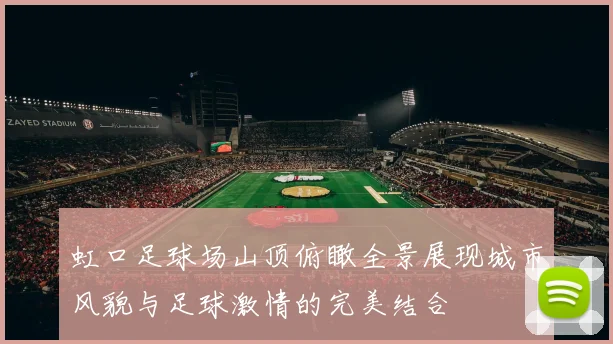 虹口足球场山顶俯瞰全景展现城市风貌与足球激情的完美结合